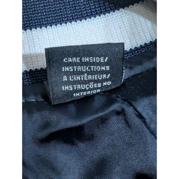 Scotch & Soda Quilted Jacket Water Repellent Inky Blue Green Varsity Style Med. - Picture 10 of 13